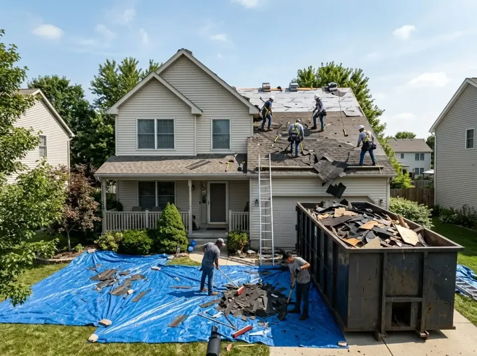 roof-replacement-debris-remova-004 — frequently asked questions, Cheapest Dumpster Rentals in Diamond, IL